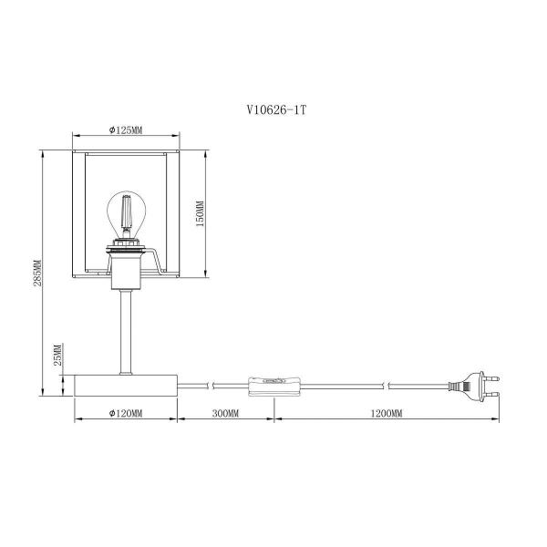 Настольная лампа Moderli Room V10626-1T