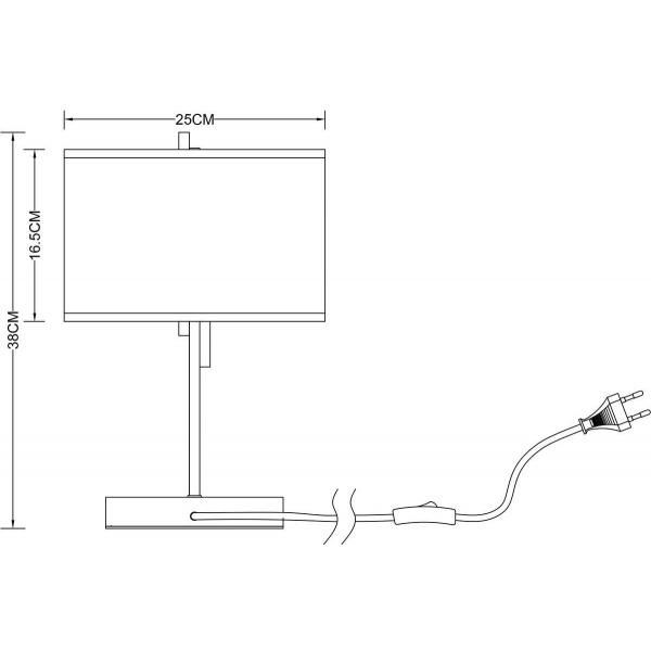 Настольная лампа Arte Lamp Julietta A5037LT-2CC