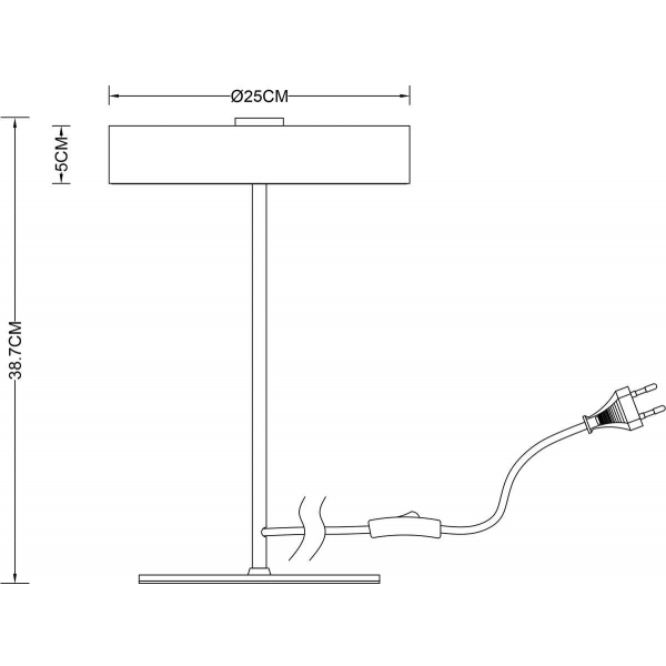 Настольная лампа Arte Lamp Elnath A5038LT-3WH