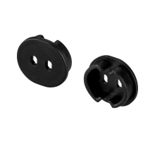 Заглушка с отверстием Arlight ARH-Round-D20-Dual Black 039302