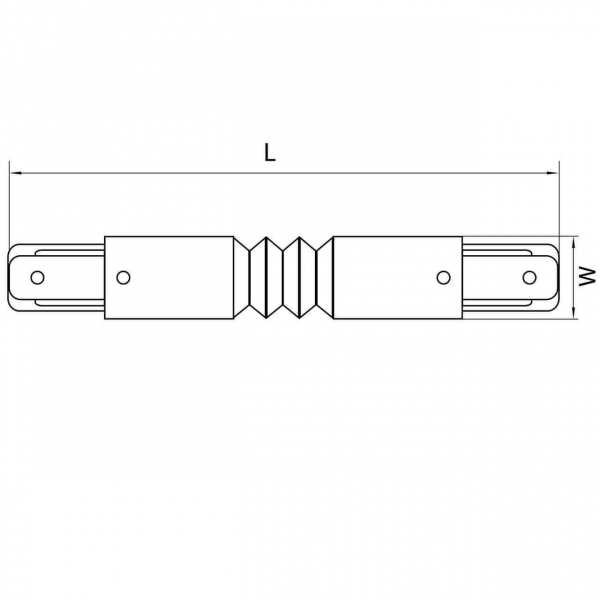 Коннектор гибкий Lightstar Barra 502159