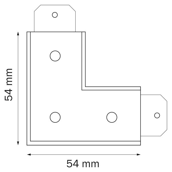 Соединитель L-образный для однофазного трека Lightstar Teta 505126
