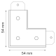 Соединитель L-образный для однофазного трека Lightstar Teta 505126
