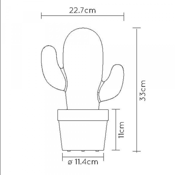 Уличный светодиодный светильник Lucide Cactus 13813/02/31