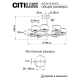 Подвесная люстра Citilux Alton CL421273