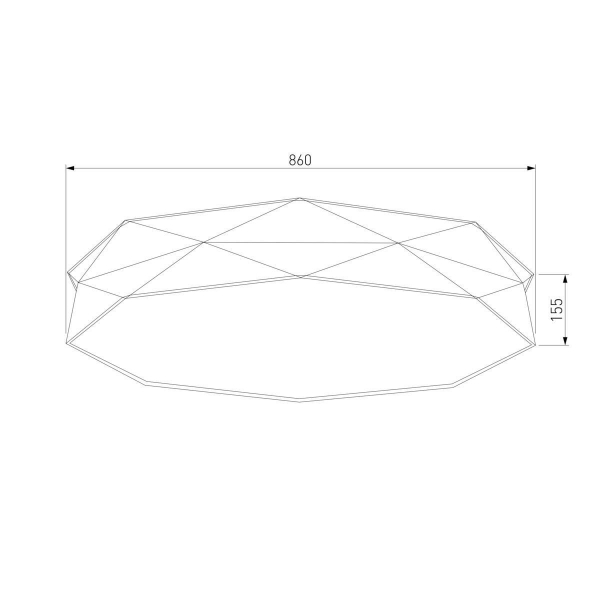 Потолочный светильник TK Lighting 4227 Kantoor Black