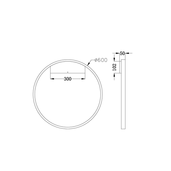 Настенный светильник Maytoni Rim MOD058WL-L35W4K