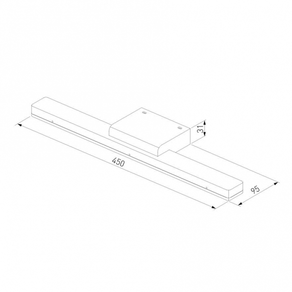 Подсветка для зеркал Elektrostandard Protect LED алюминий MRL LED 1111 a052872