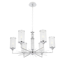 Подвесная люстра Crystal Lux Gloria SP6 Chrome