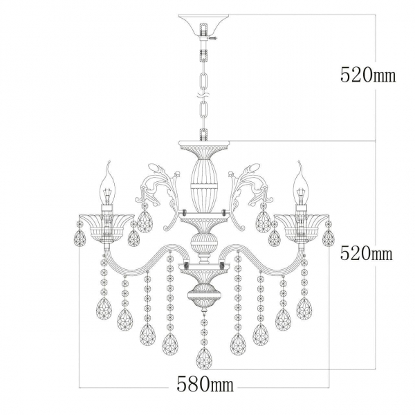 Подвесная люстра MW-Light Селена 11 482013105