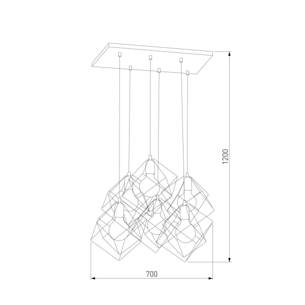 Подвесной светильник TK Lighting 191 Alambre