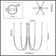 Подвесная люстра Odeon Light MONELLA 6639/70L
