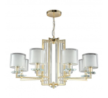 Подвесная люстра Crystal Lux Nicolas SP-PL8 Gold/White