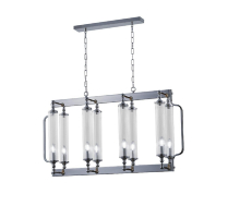 Подвесная люстра Crystal Lux TOMAS SP8 L1000 CHROME