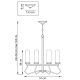 Подвесная люстра Lightstar Flume 723065