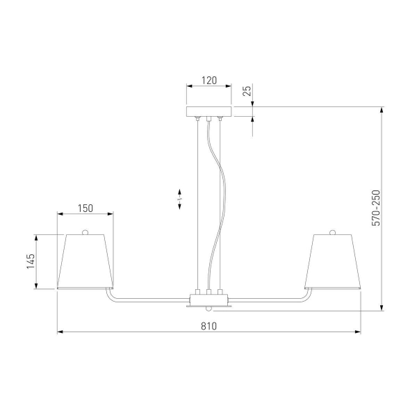 Подвесная люстра Eurosvet Amaretto 60155/8 хром