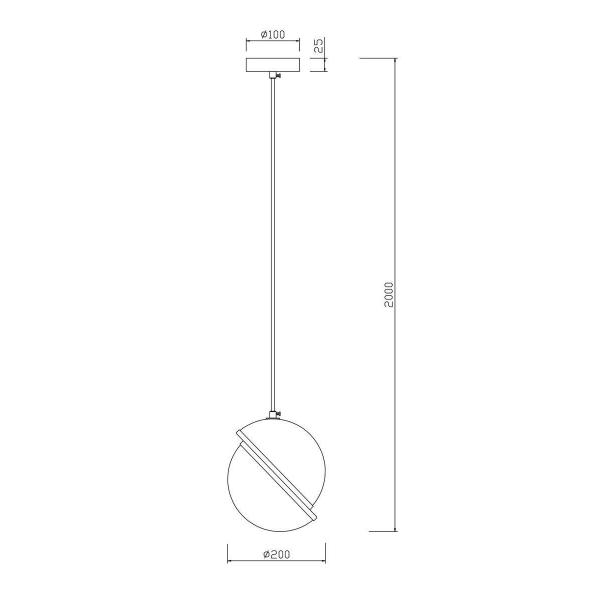 Подвесной светильник Freya Element FR5181PL-01BS