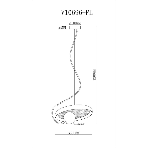 Подвесной светильник Moderli Cosmi V10696-PL