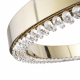 Подвесной светодиодный светильник Crystal Lux Saturn SP30W Led Gold