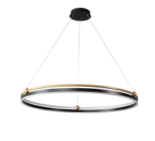 Подвесной светодиодный светильник Crystal Lux Fernando Sp88W Led Black/Gold