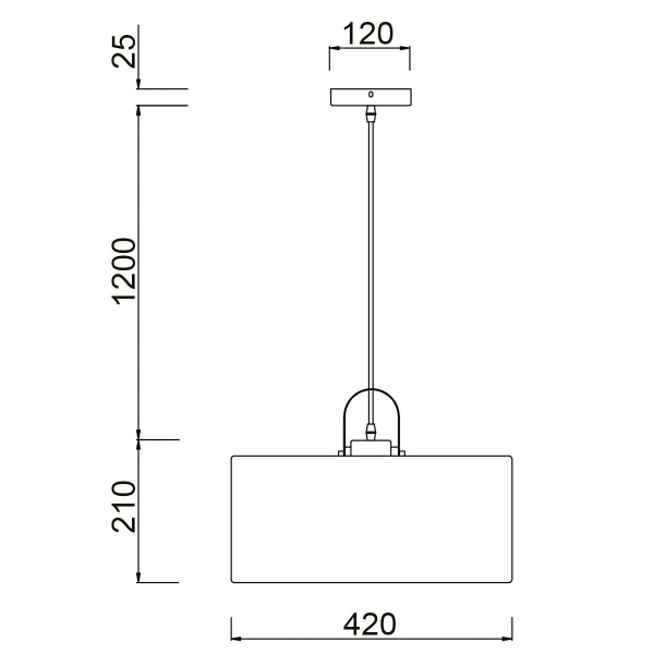 Подвесной светильник Vele Luce Ritmo VL6312P21