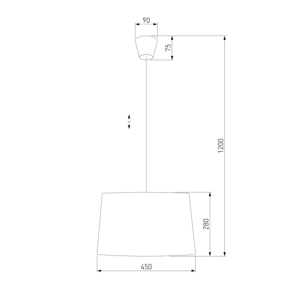 Подвесной светильник TK Lighting 1885 Maja Black