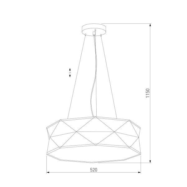 Подвесной светильник TK Lighting 3311 Kantoor White