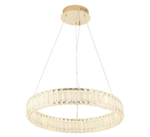 Подвесной светодиодный светильник Crystal Lux Musika SP50W Led Gold