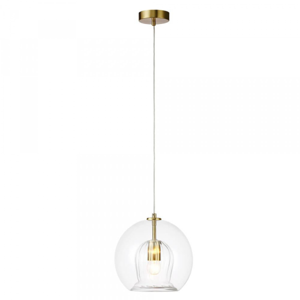 Подвесной светильник Crystal Lux Luisa SP1 Brass/Transparent