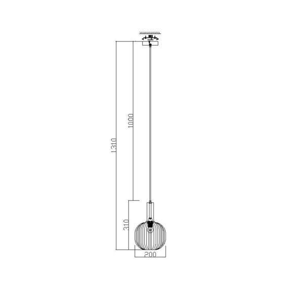 Подвесной светильник Freya Zelma FR8012PL-01AM