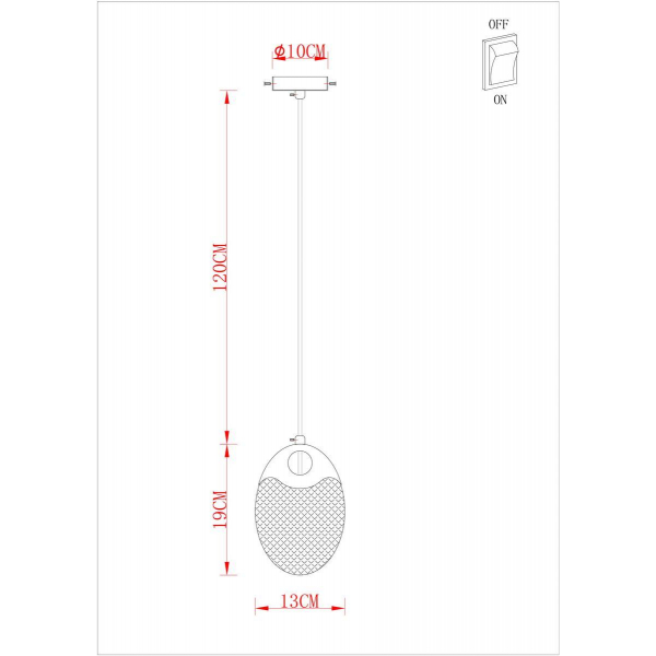 Подвесной светодиодный светильник Arte Lamp Vitoria A2095SP-1GO