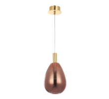 Подвесной светодиодный светильник Crystal Lux Gaudi SP4W Led Copper