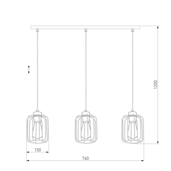 Подвесной светильник TK Lighting 4716 Galaxy New