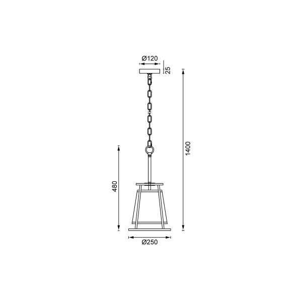 Подвесная люстра Vele Luce Linda VL4243P01