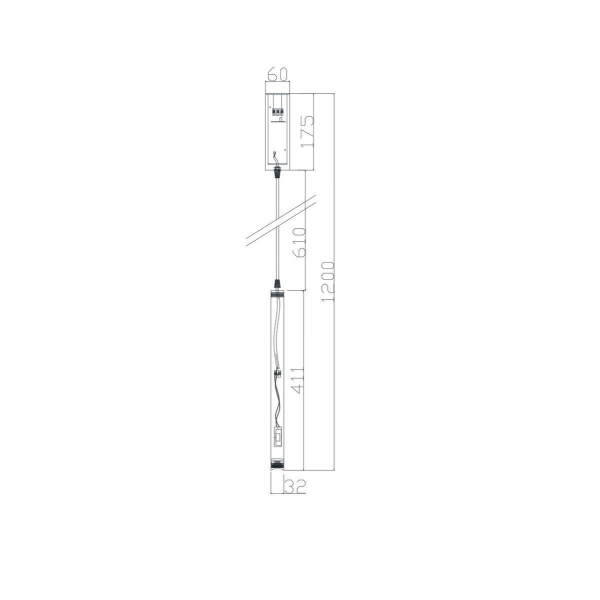 Подвесной светодиодный светильник Freya Telescope FR5168PL-L3CH