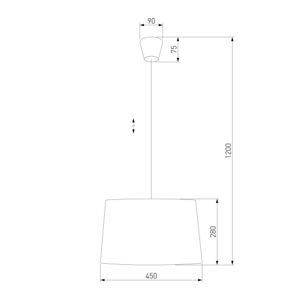 Подвесной светильник TK Lighting 1885 Maja Black