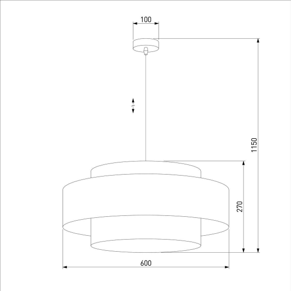 Подвесной светильник TK Lighting 4376 Calisto