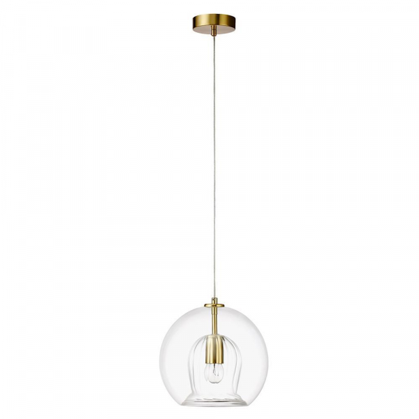 Подвесной светильник Crystal Lux Luisa SP1 Brass/Transparent