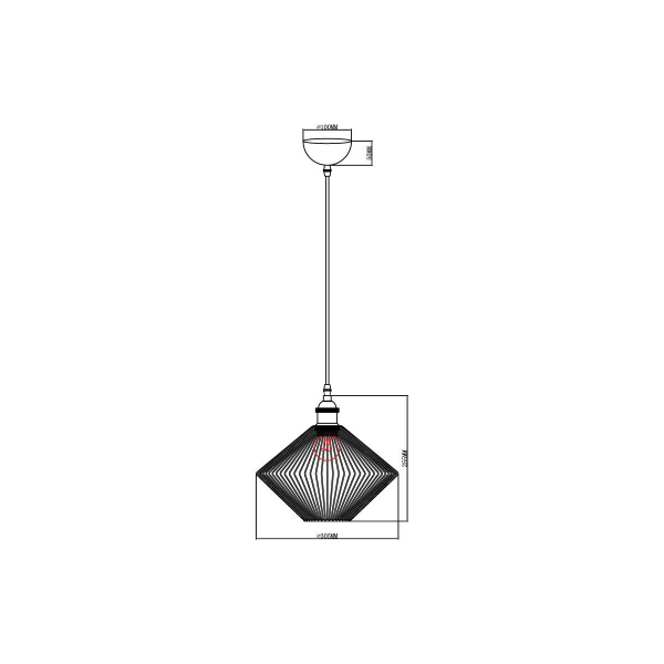 Подвесной светильник Vele Luce Gorgon VL5384P01