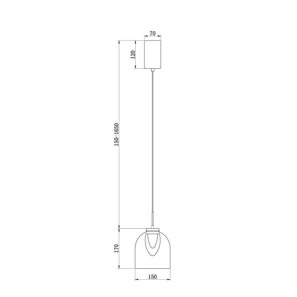 Подвесной светодиодный светильник Freya Fume FR5399PL-L4BS1