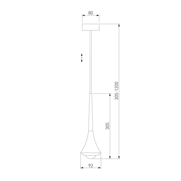 Подвесной светодиодный светильник Elektrostandard Hill 50211 Led белый a060353