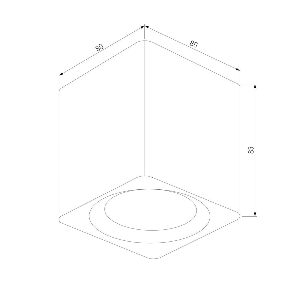 Потолочный светодиодный светильник Elektrostandard Matrix 25051/LED a065283