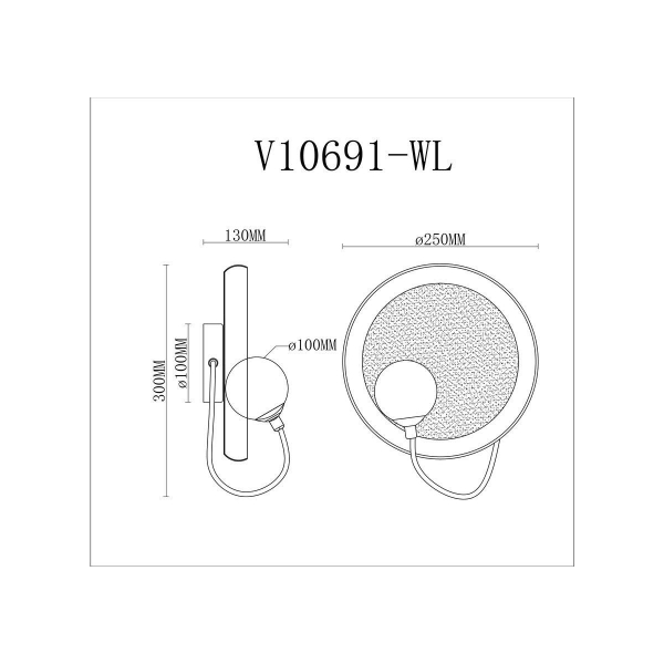 Бра Moderli Cosmi V10691-WL