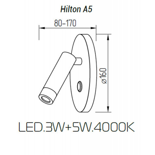 Бра TopDecor Hilton A5 12