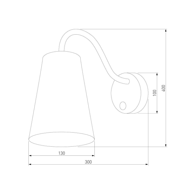 Бра TK Lighting 3240 Wire Silver