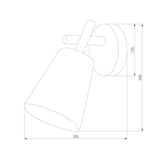 Бра TK Lighting 819 Vaio Grafit 1