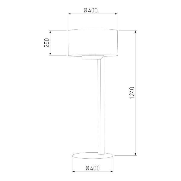 Торшер TK Lighting 5197 Troy White