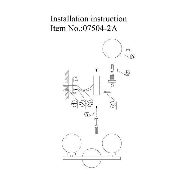 Бра Kink Light Сида бронза 07504-2,02