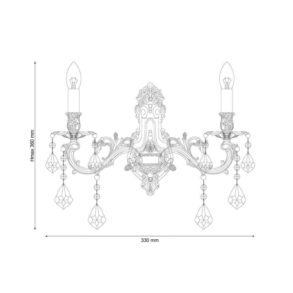 Бра Lucia Tucci Barletta W122.2 Cream White