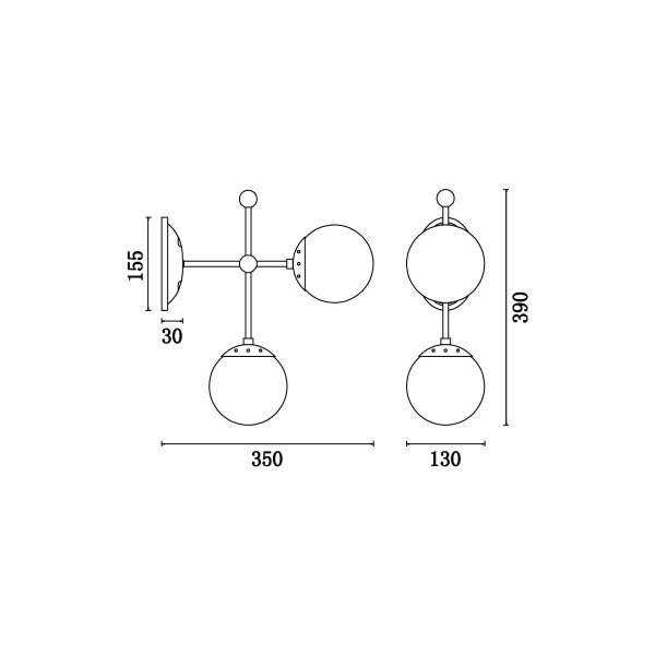 Бра Vele Luce Modena VL5013W02